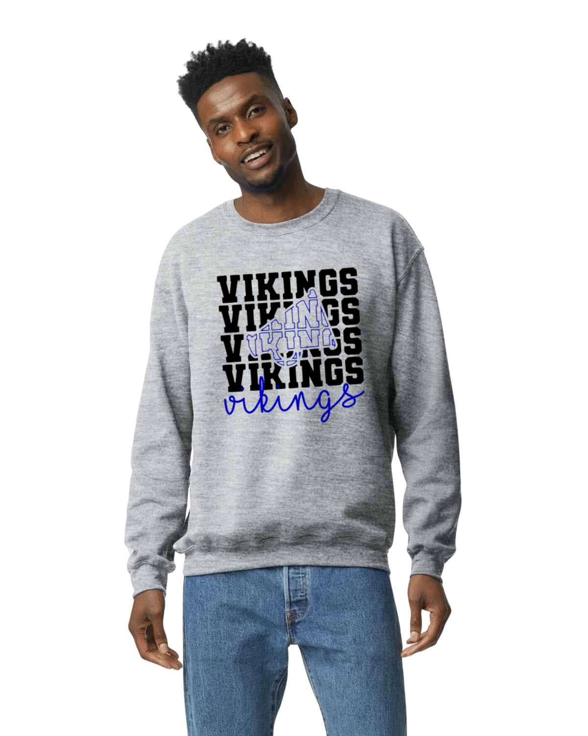 Vikings Cheer Stacked Sweatshirts