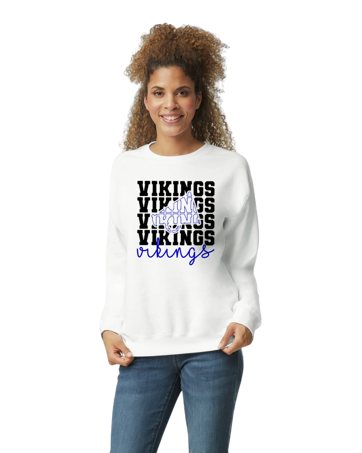 Vikings Cheer Stacked Sweatshirts