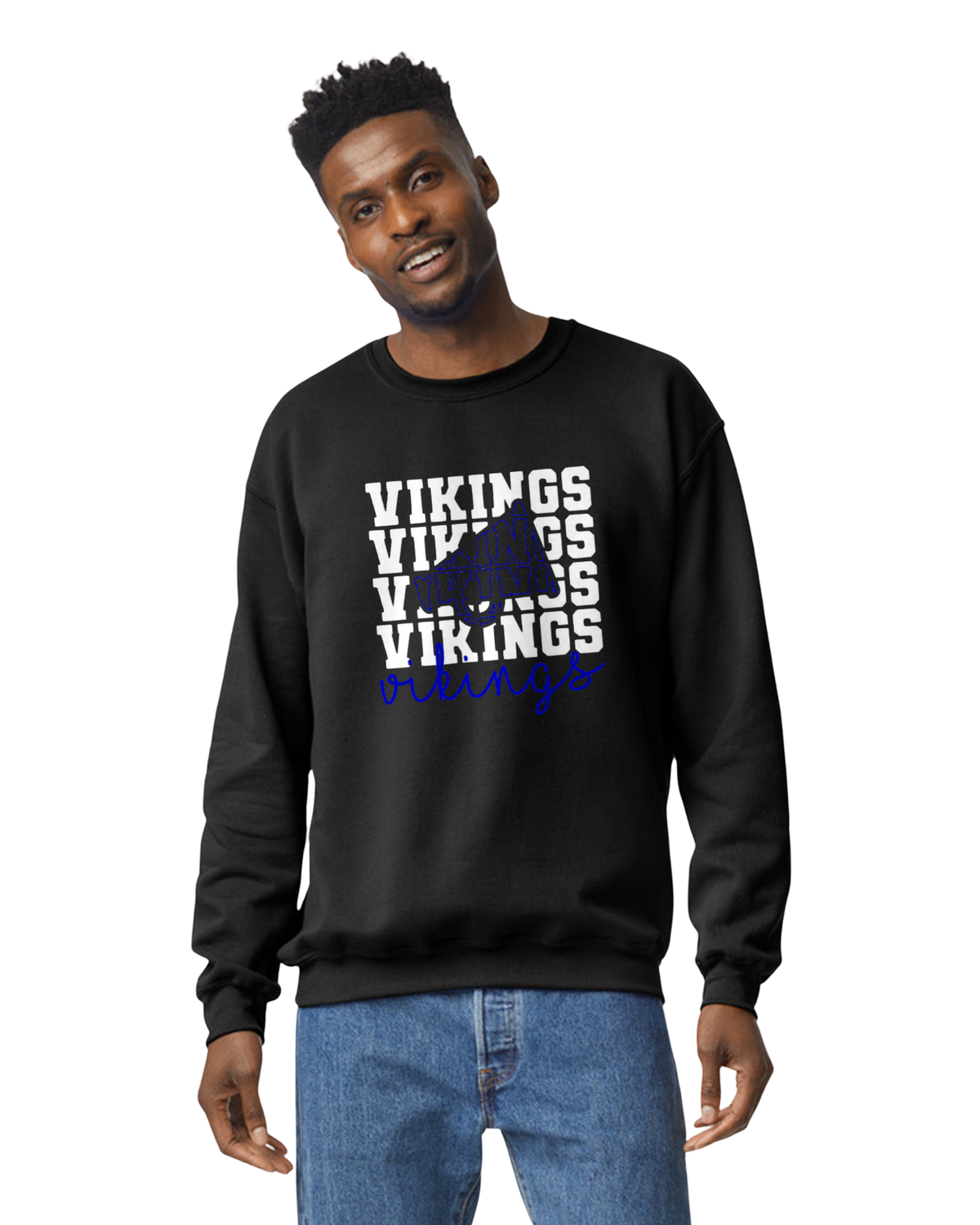 Vikings Cheer Stacked Sweatshirts